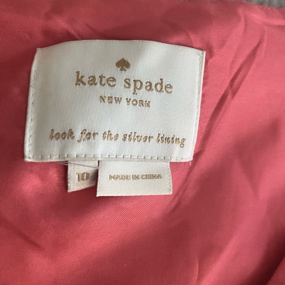 Kate Spade All That Glitters Mina Strawberry Bow Sheath Silk Dress - Picture 10 of 14